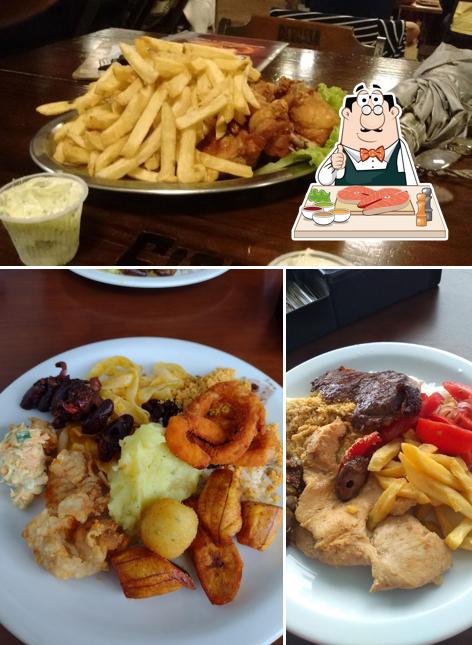 Peixe e fritas em Lanchonete e Restaurante 70 Graus