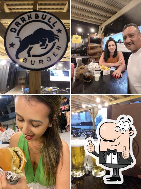 Here's a photo of Dark Bull Burger