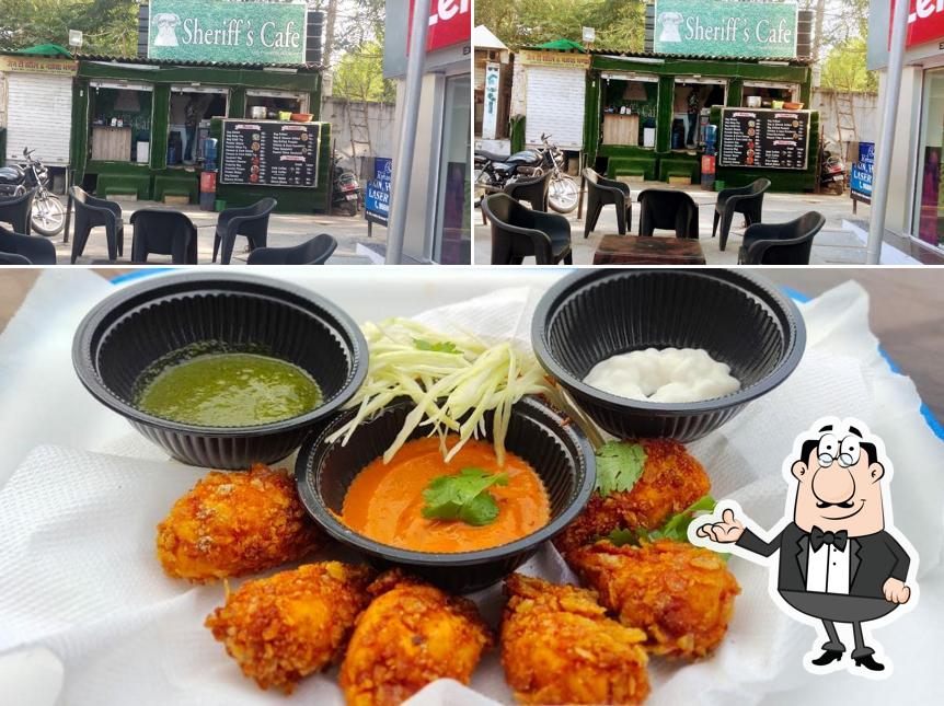 The interior of Sheriff's cafe