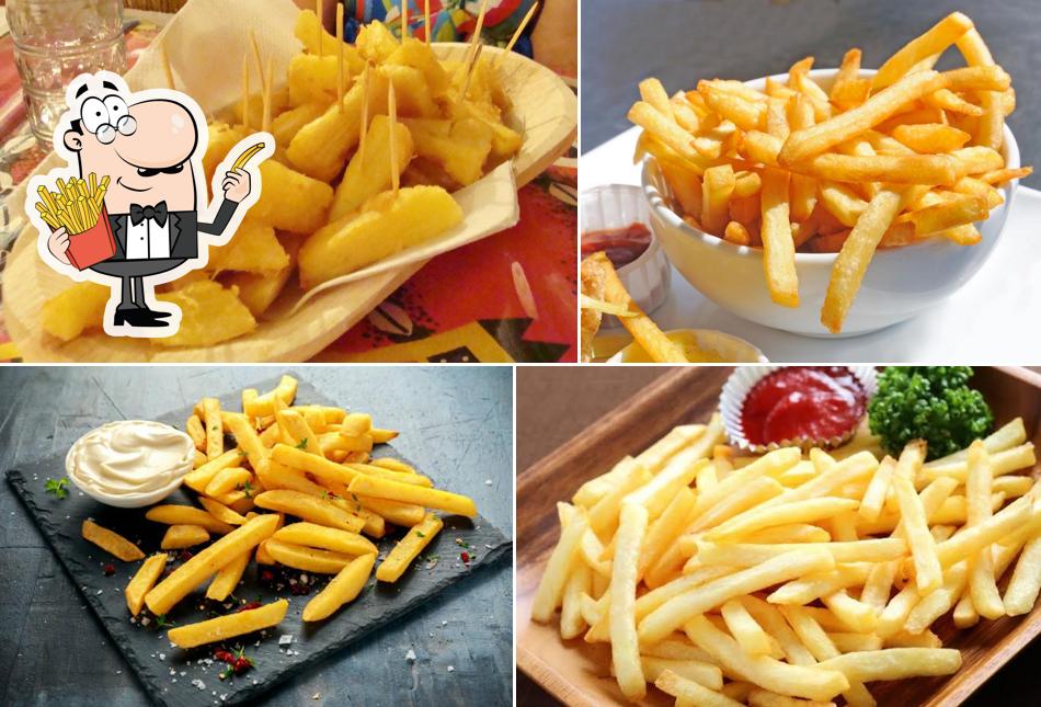 Peça fritas no Chicken Natal