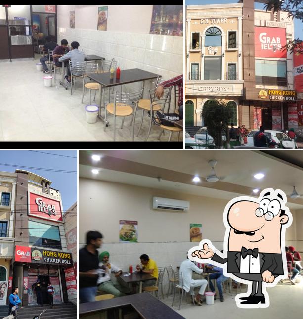 The interior of Hong Kong Chicken Roll