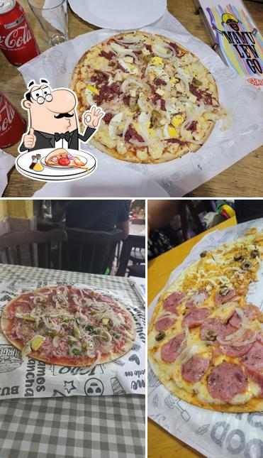 Consiga diferentes variedades de pizza