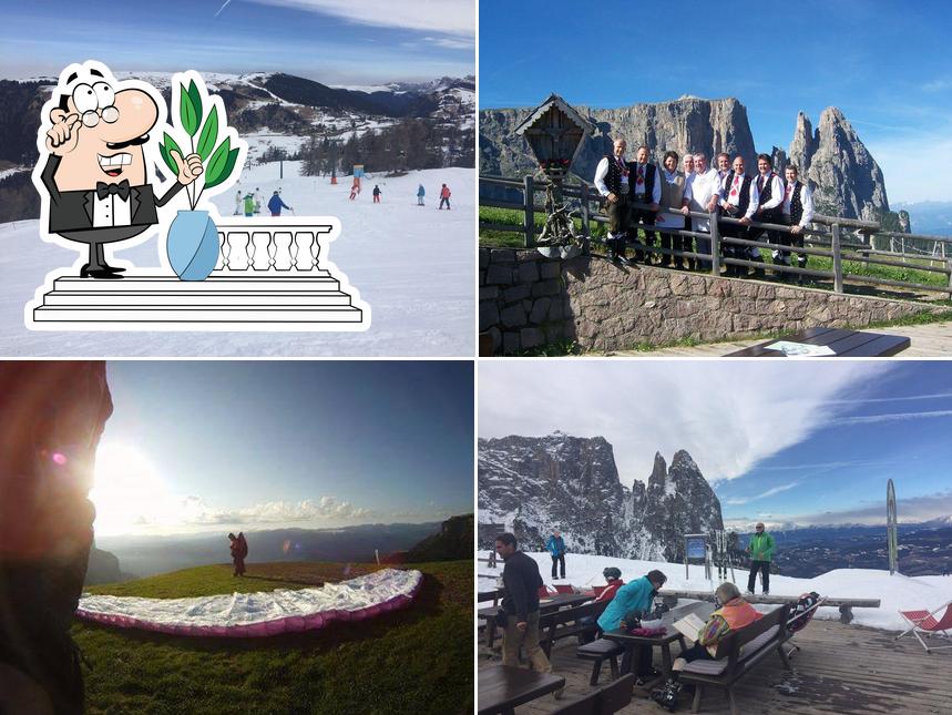 Goditi la vista dagli esterni di Baita Spitzbuehl Huette