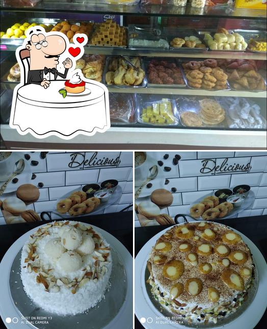 Sha bakery serves a variety of sweet dishes