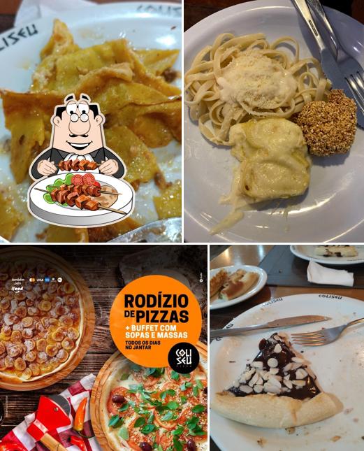 Platos en Coliseu Pizzaria