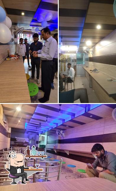 The interior of Cafe walk-in