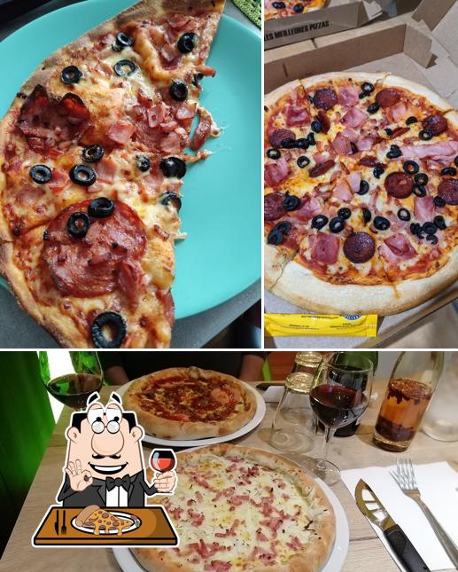 Prenez différents types de pizzas