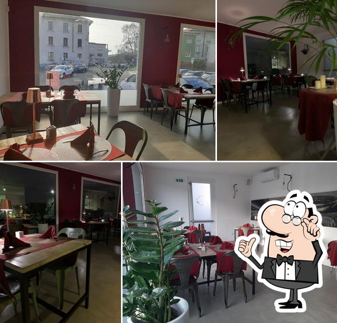 Gli interni di Bistrot al 33