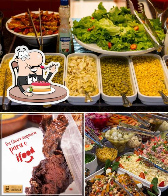 Companhia do Churrasco Del Paseo provê uma gama de sobremesas