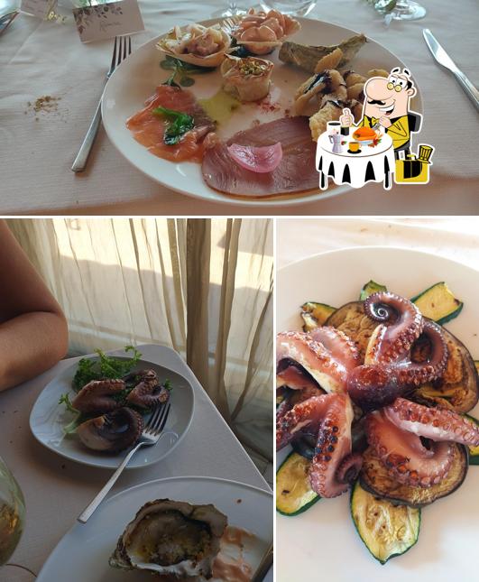 Tra le diverse cose da Ristorante Le Terrazze Porto Marinagri si possono trovare la cibo e bevanda