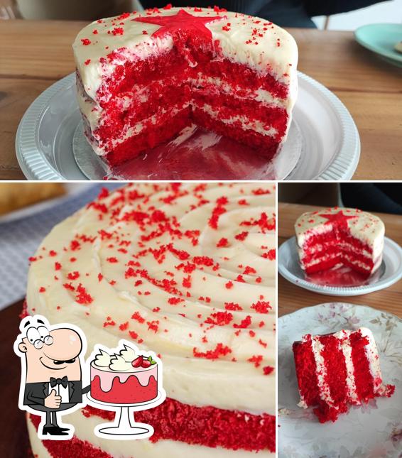 Bolo veludo vermelho em Sr. Cacau