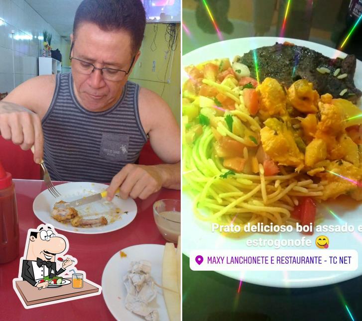 Comida em Maxy Lanchonete e Restaurante