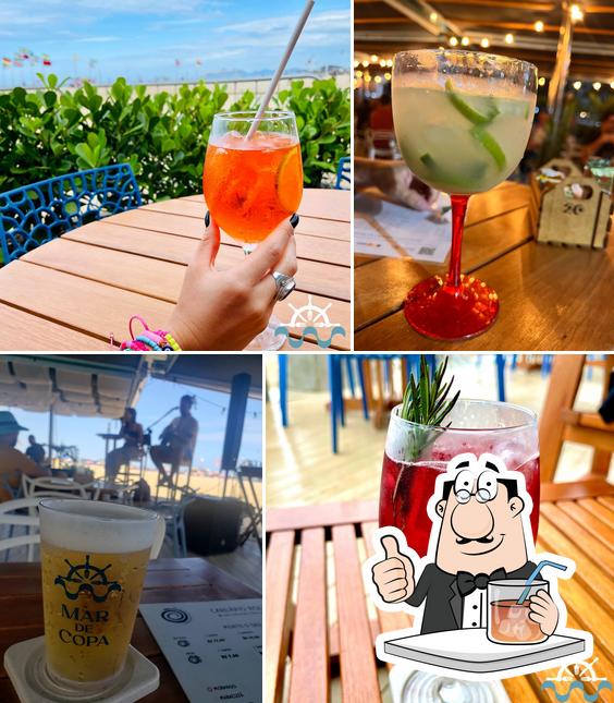 Prove uma bebida do menu