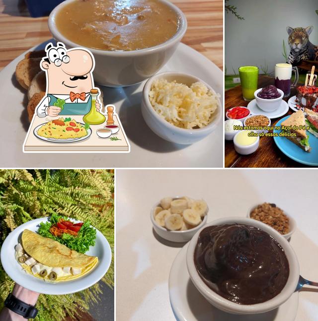 Platos en Açaí do Pé - Restaurante de comida saudável em São Carlos - Açaí, Crepes, Caldos, Sucos, Água de côco e lanches