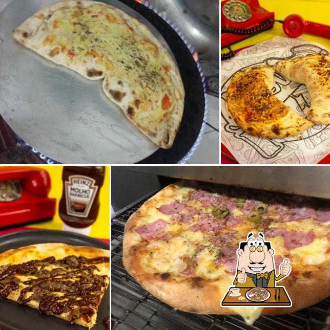 Escolha diferentes estilos de pizza