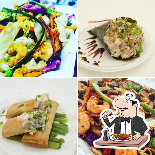 Platos en Top Cozinha Oriental Yakissoba, Sushi e Temaki Atrás do Extra da Rótula