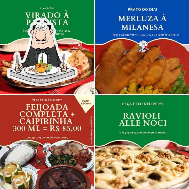 Comida em Pizzaria e Restaurante San Remo