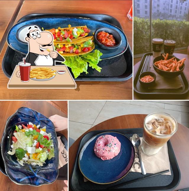 French fries at The Black Coffee Cafe