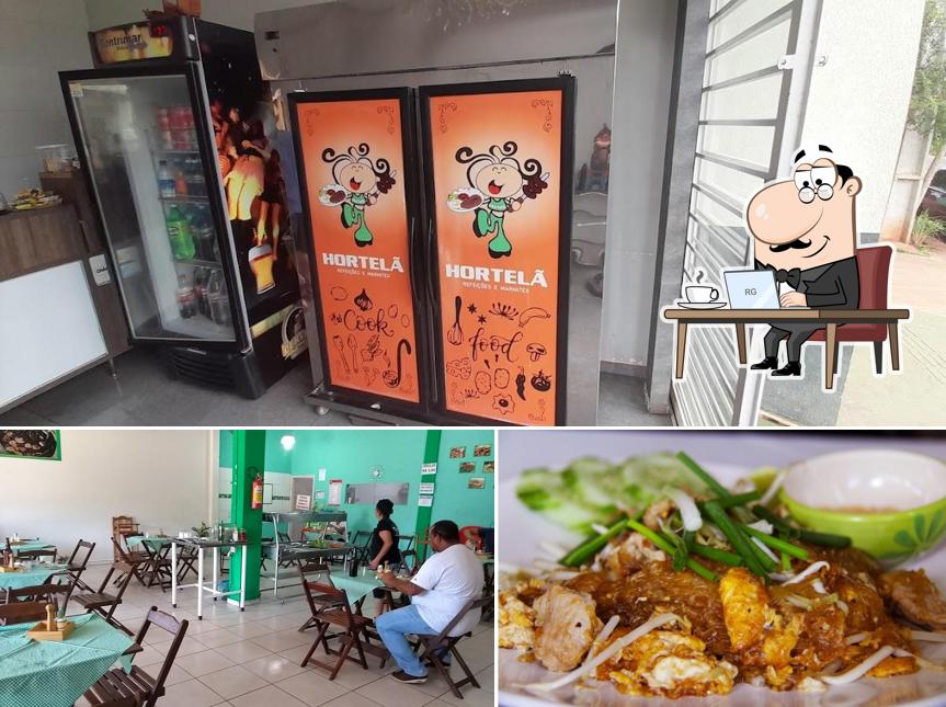 Veja imagens do interior do HORTELÃ Restaurante e Marmitex