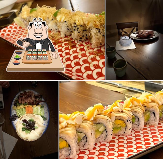 Prova le diverse opzioni di sushi