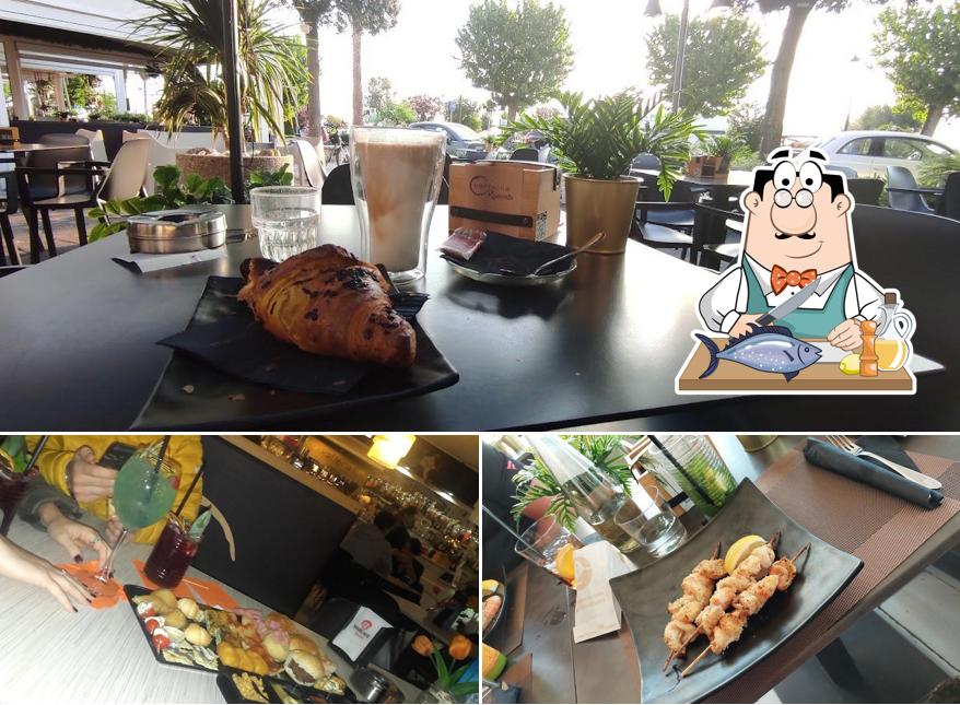 Saumon grillé à Kaffeina Alba Adriatica