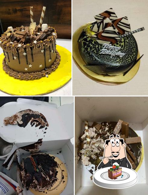 Chocolate cake at Cake Story & Bubble Bar