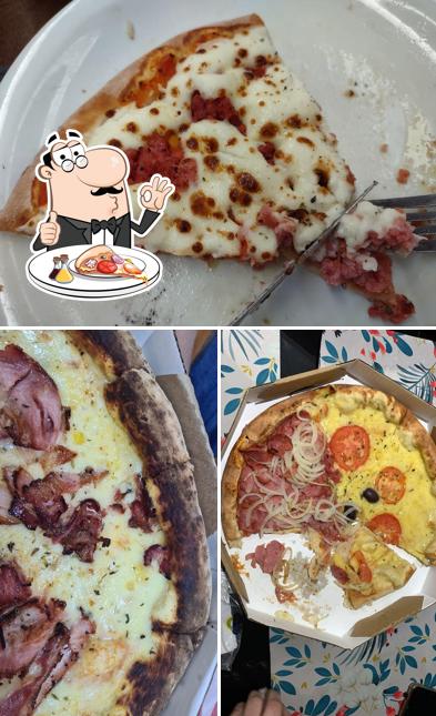 Consiga diferentes tipos de pizza