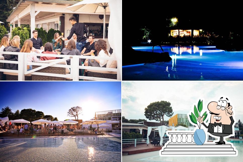 Gli esterni di MORE beach bar