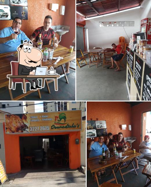 Veja imagens do interior do Galeteria Douradinhos