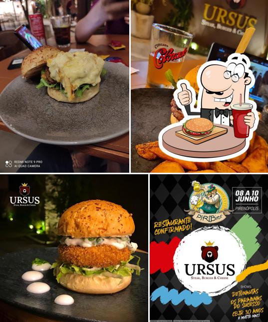 Hambúrguer em Ursus House