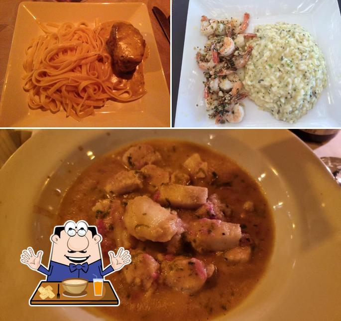 Sopa de moluscos em Restaurante Sollo