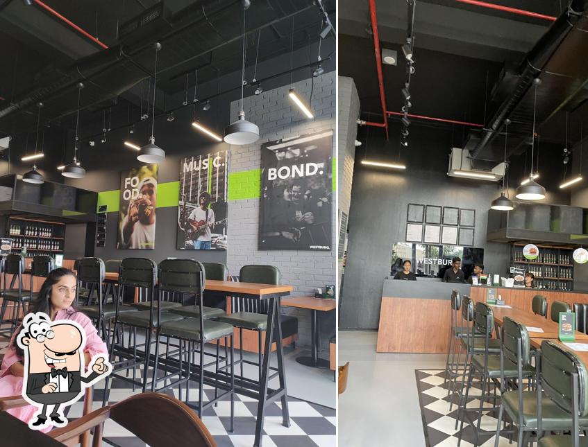 Take a seat at one of the tables at WESTBURG