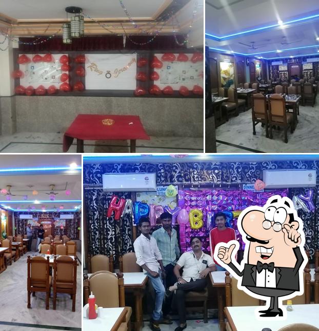 Take a seat at one of the tables at Decent Dining Hall