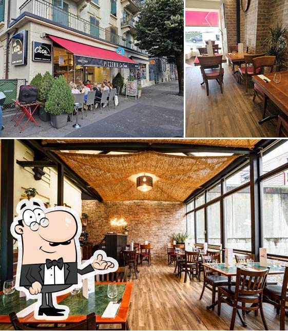 Gli interni di La Casa · Restaurant italien et pizzeria à Lausanne (Prilly-Malley)