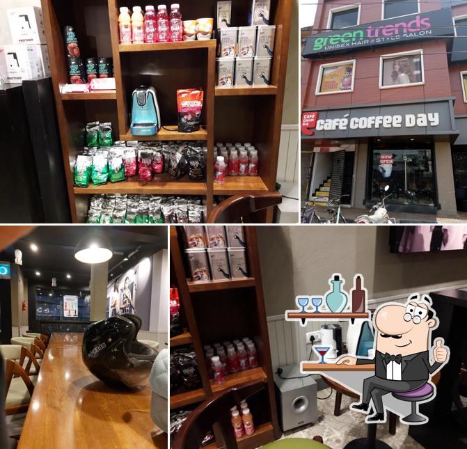 The interior of Café Coffee Day