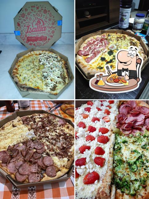 No Isallia Pizzaria, você pode pedir pizza