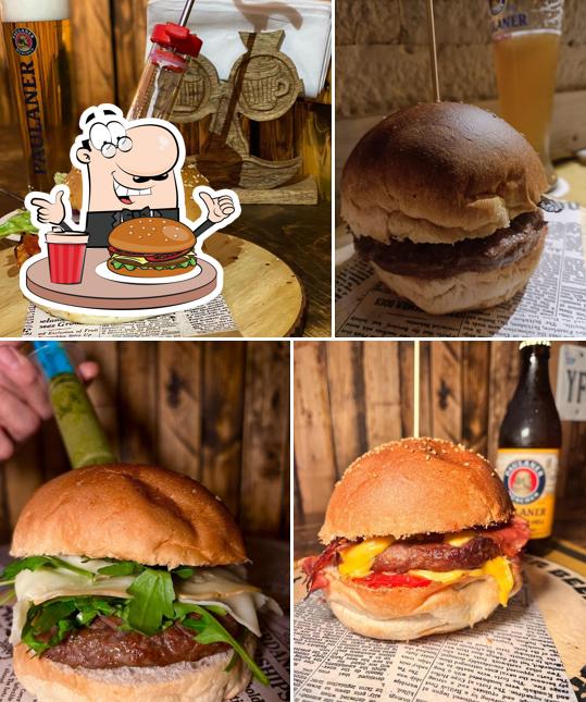 Ordina un hamburger a River Beer