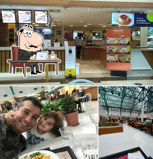 O interior do Restaurante Viena Express - Shopping Market Place