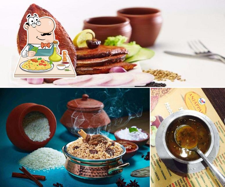 Food at Hotel Anjappar