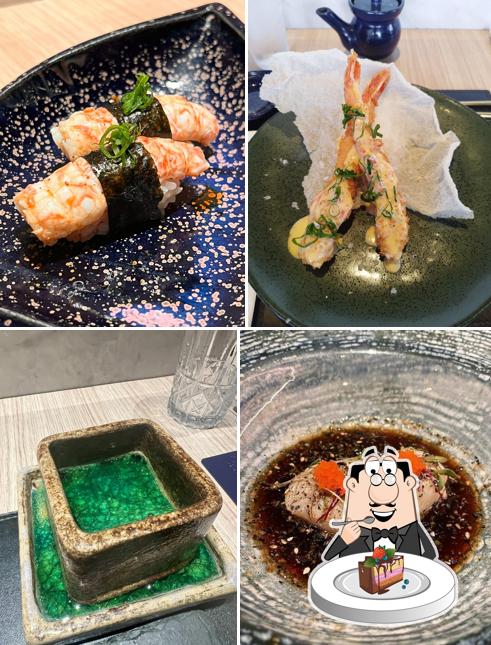 Bolo de chocolate em Norū Sushi Noroeste