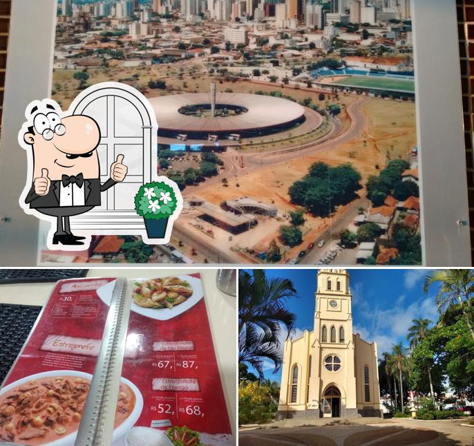 Entre diferentes coisas, exterior e pizza podem ser encontrados no Restaurante Norte Sul 24 Horas