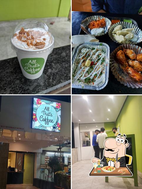 Take a look at the picture depicting food and interior at All That's Coffee - Dharampeth