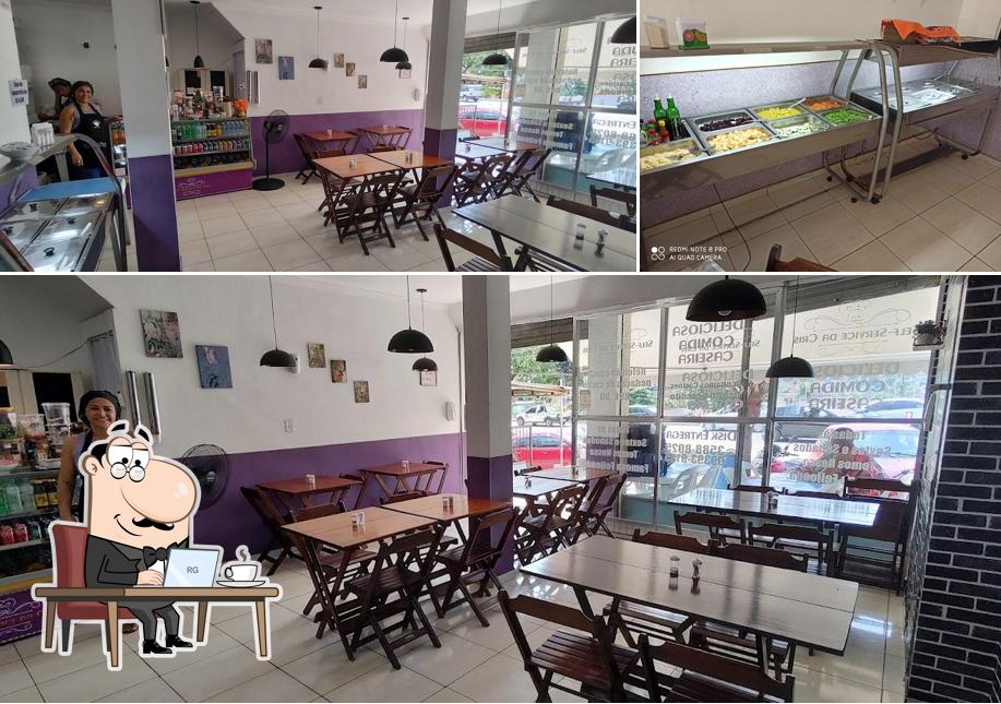 O interior do Self-Service da Cris