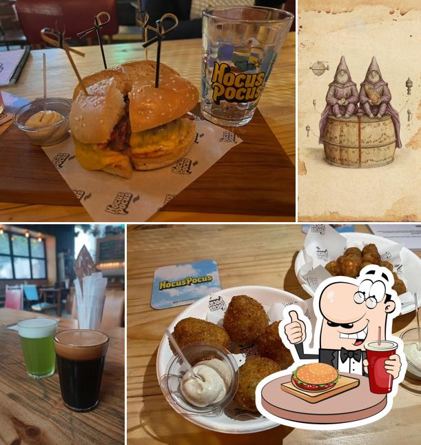 Hambúrguer em Hocus Pocus SP
