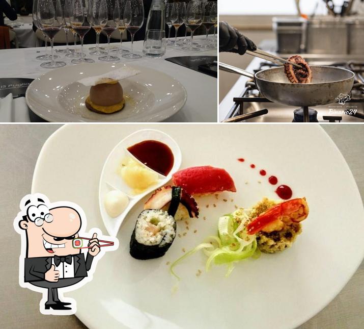 Scegli le varie opzioni di sushi