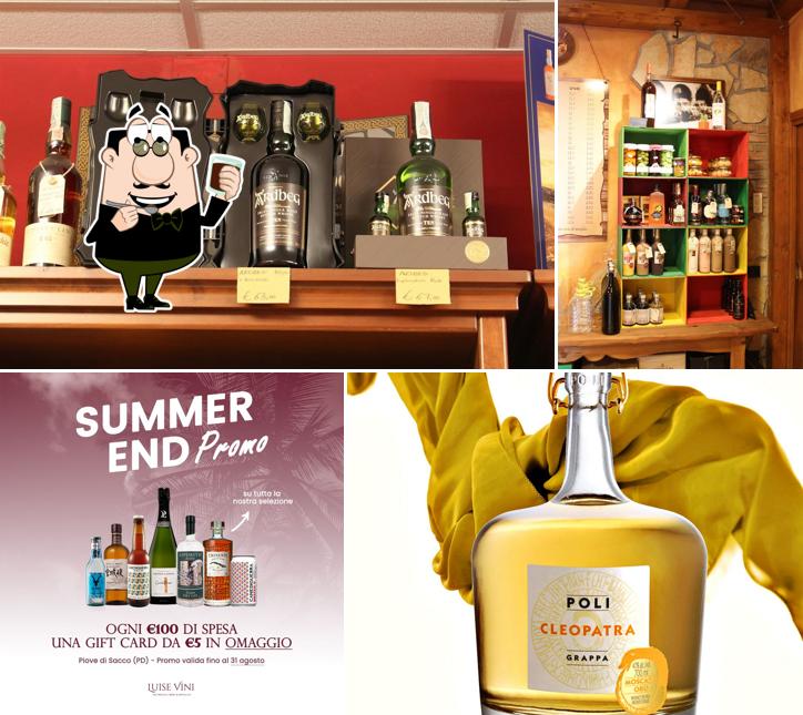 Luise Alfredo Srl- Enoteca e Vendita Vini, Birre, Distillati, Gastronomia, Alimentari offre un'ampia selezione di drink