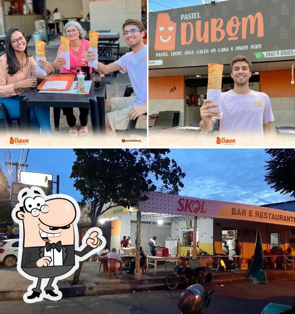 O interior do Dubom Lanches - São Cristóvão