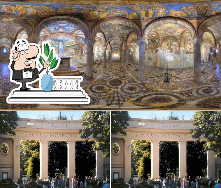 Curiosa tra l'area esterna di Hotel Ristorante Bassetto