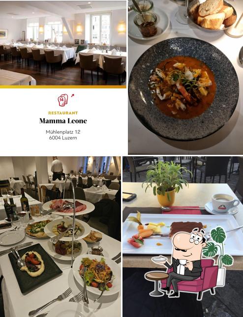 Dai un'occhiata agli interni di Mamma Leone