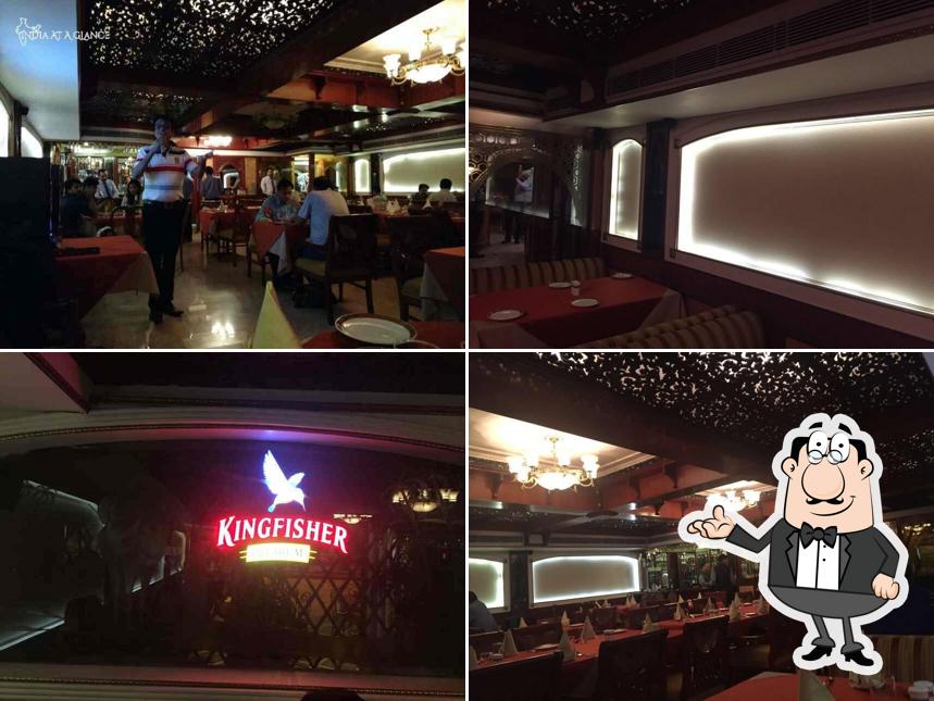 Take a seat at one of the tables at samarkand